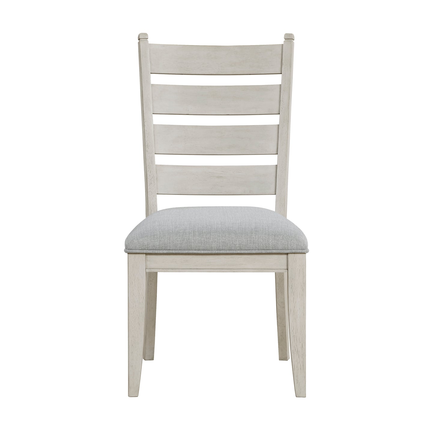 Farmhouse Dining Chairs in Antique White Wood for Casual Kitchen Decor