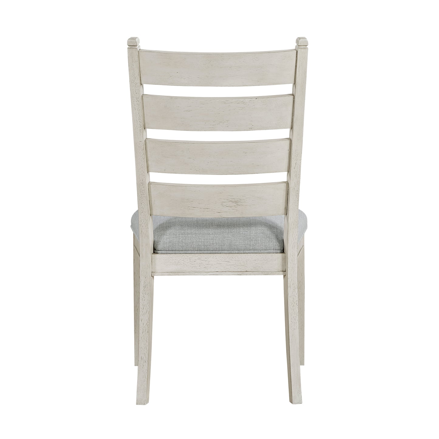 Farmhouse Dining Chairs in Antique White Wood for Casual Kitchen Decor