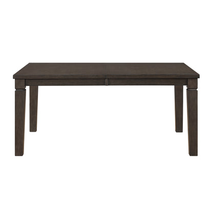 Espresso Rectangular Dining Table Seats 6
