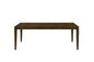 1pc Modern Rectangle Dinng Table with Self-Storing Extension Leaf Wooden Dining Furniture