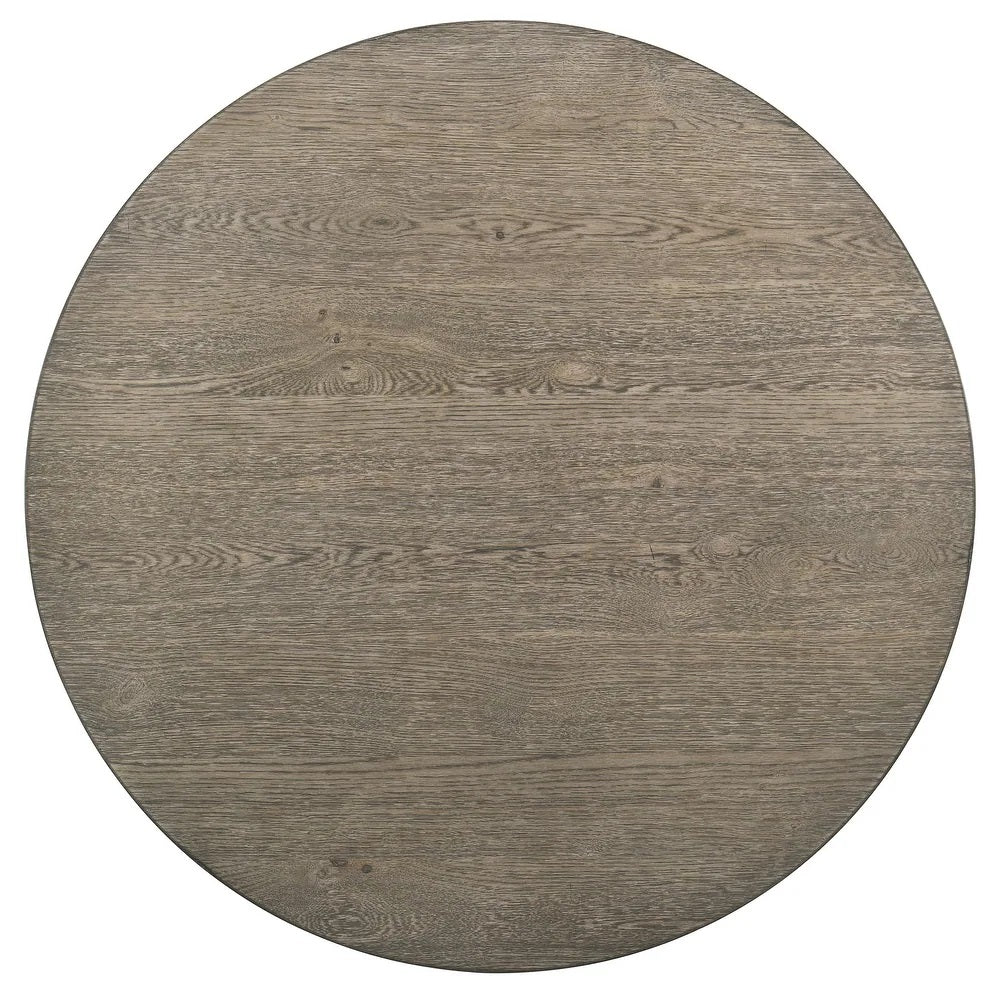 Antique White Rustic Dining Table - Counter Height, 48" Round