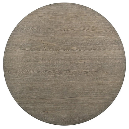 Antique White Rustic Dining Table - Counter Height, 48" Round