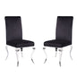 Set of 2 Fabric Upholstered Side Chairs,