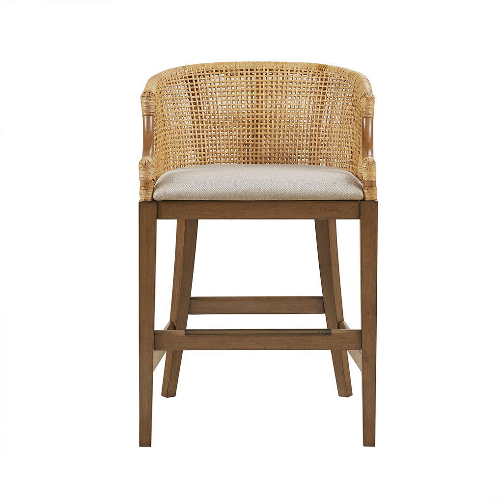 Natural Rattan Counter Stool - 23" Height