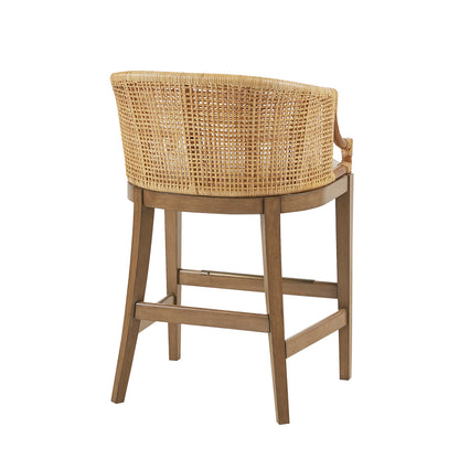 Natural Rattan Counter Stool - 23" Height