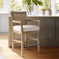 Cane Back Counter Stool