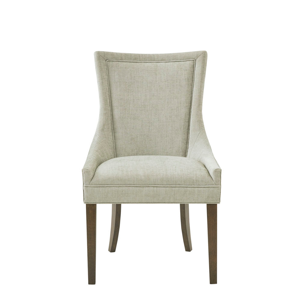 Light Green Polyester Dining Chairs Set of 2