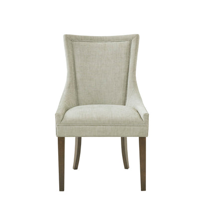 Light Green Polyester Dining Chairs Set of 2