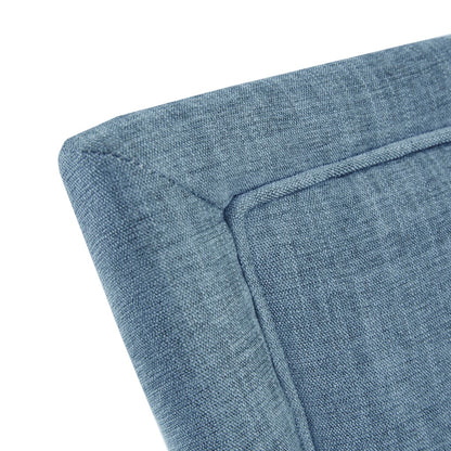 Blue Polyester Dining Chairs Set of 2 for Dining Room