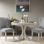 Cream Round Dining Table Seats 4-6 People