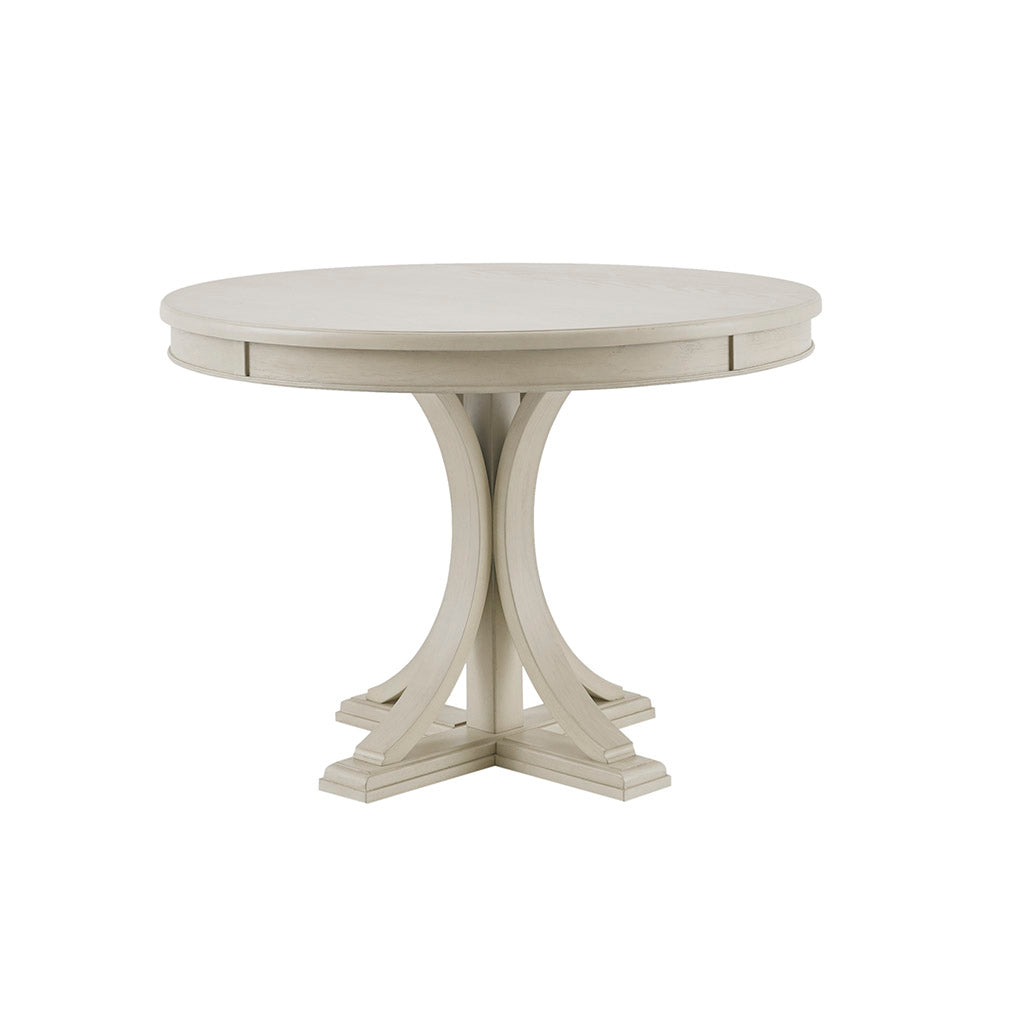 Cream Round Dining Table Seats 4-6 People