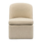 Dining Chair with castors, Taupe