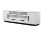 Matilda 70.5" White Finish TV Stand with Drawers