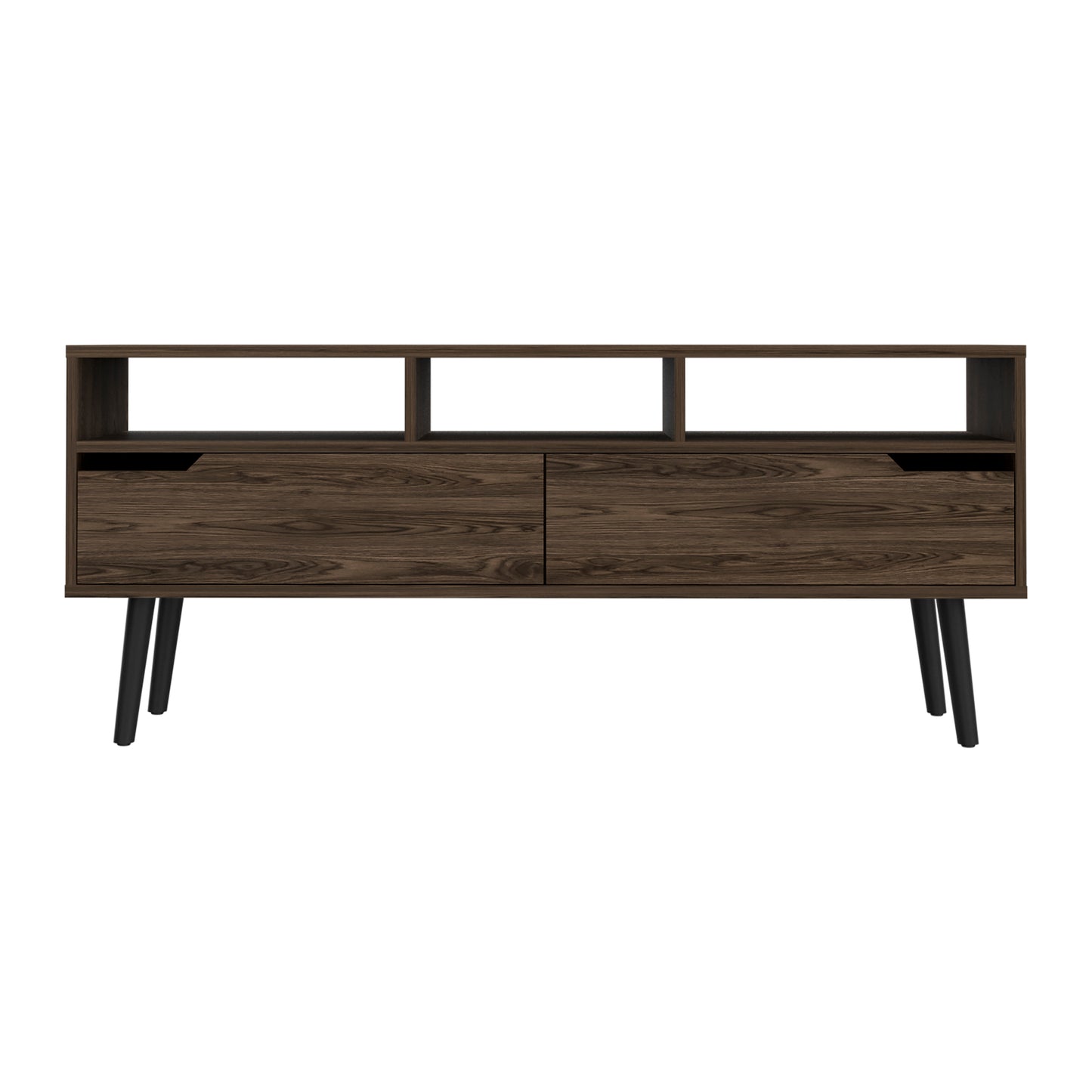 Brown Particle Board TV Stand - 53.9" Wide