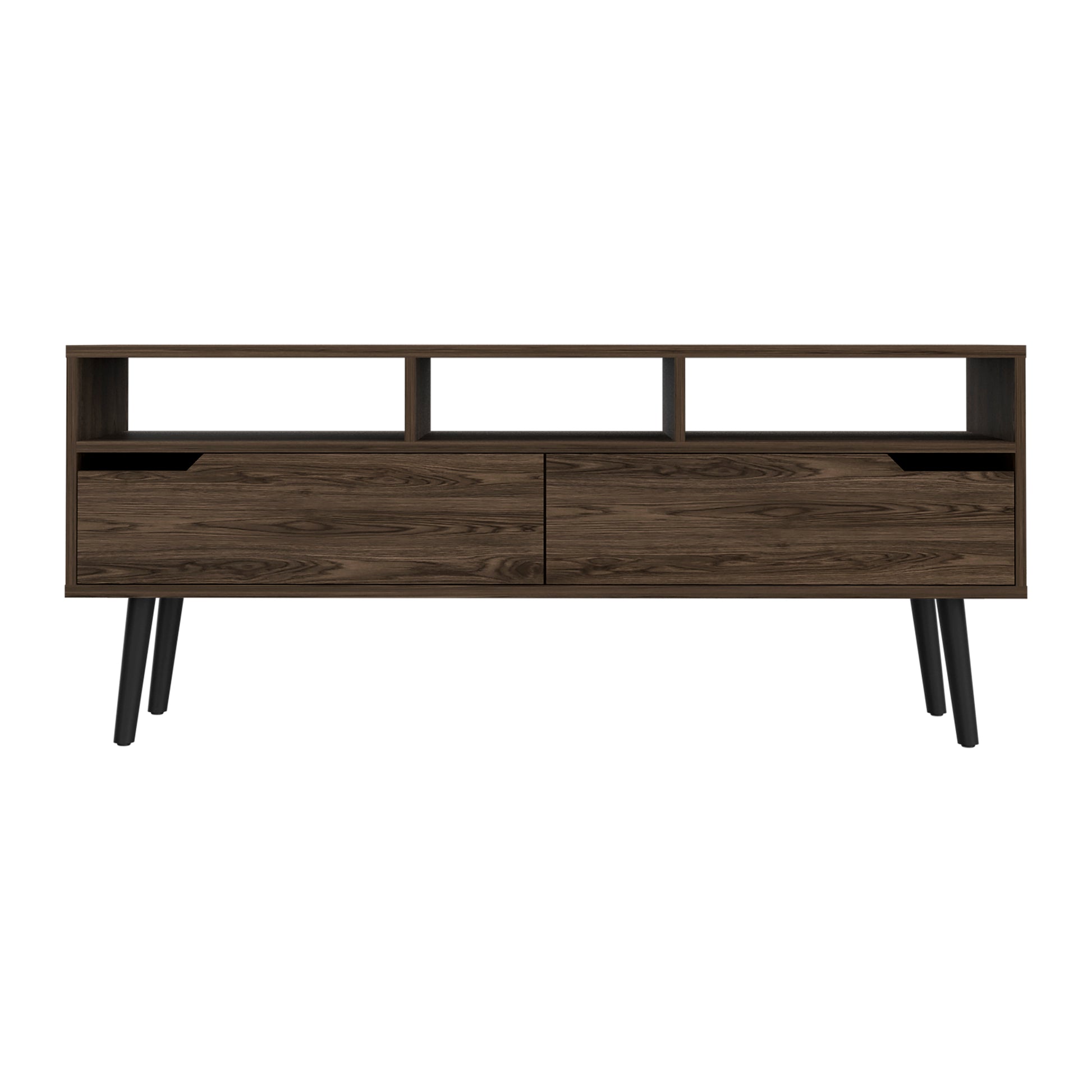 Brown Particle Board TV Stand - 53.9" Wide
