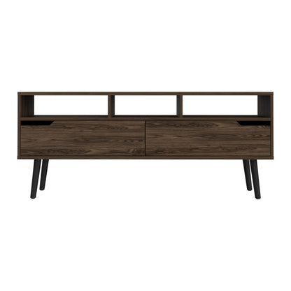 Brown Particle Board TV Stand - 53.9" Wide