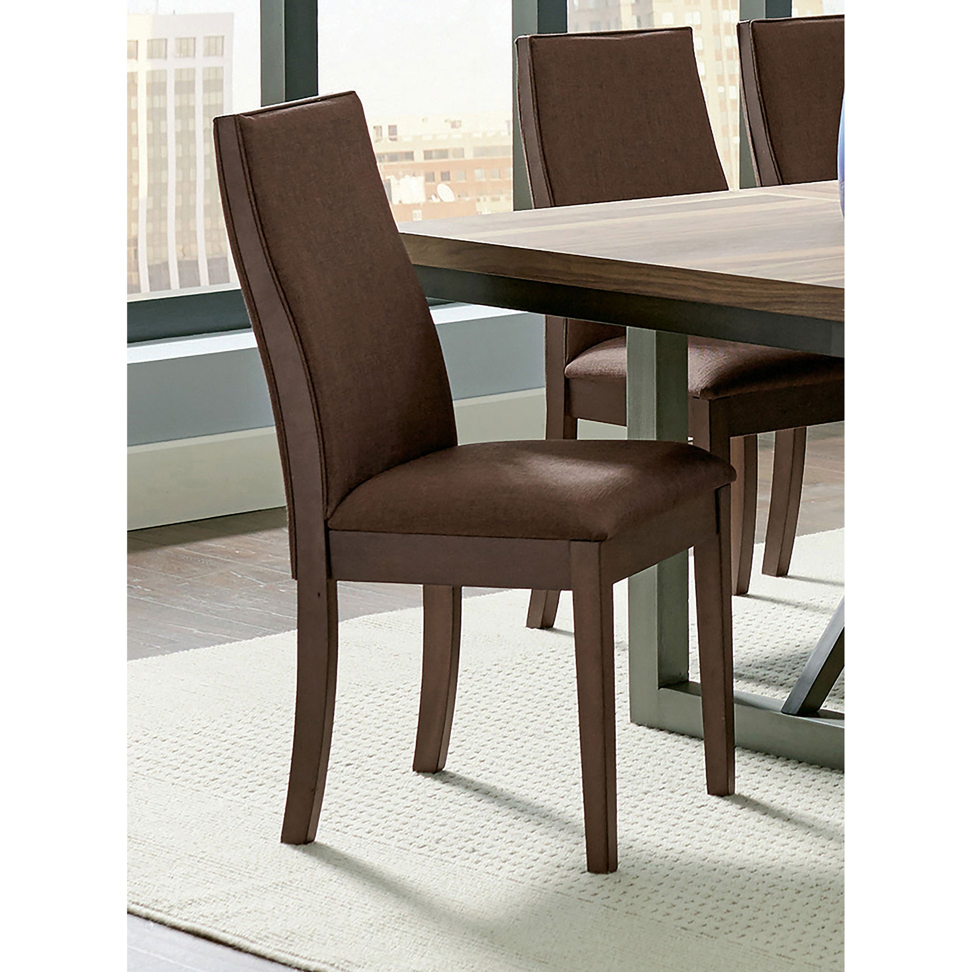 Chocolate and Espresso Dining Chair (Set of 2)