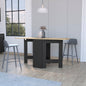 Wenge and Macadamia Folding Dining Table