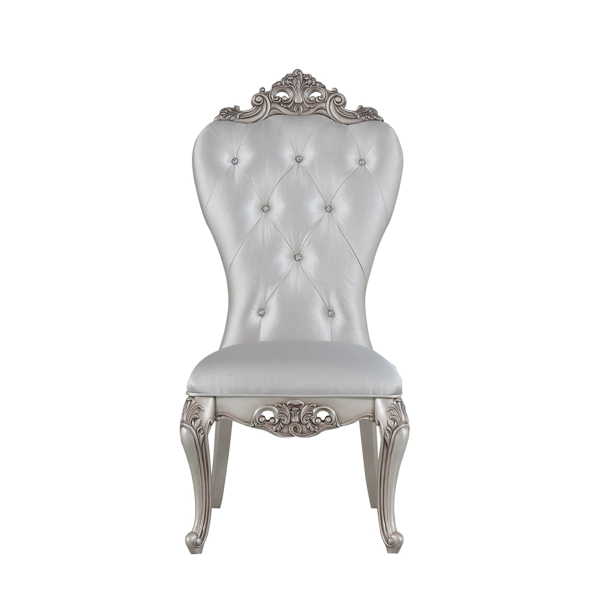 Cream Side Chairs - Set of 2 Luxury Dining Chairs for Dining Room