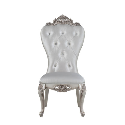 Cream Side Chairs - Set of 2 Luxury Dining Chairs for Dining Room