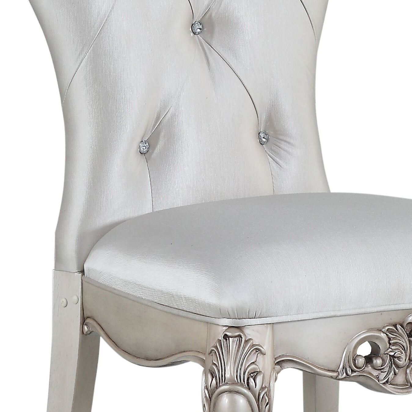Cream Side Chairs - Set of 2 Luxury Dining Chairs for Dining Room
