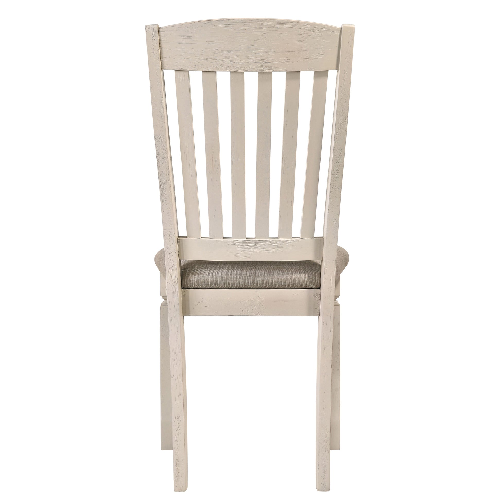 Traditional Tan Wood Side Chairs for Dining Room Seating
