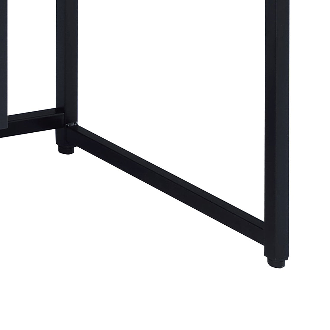 Black Brown Wood Metal TV Stand - 60-69 Inch TVs