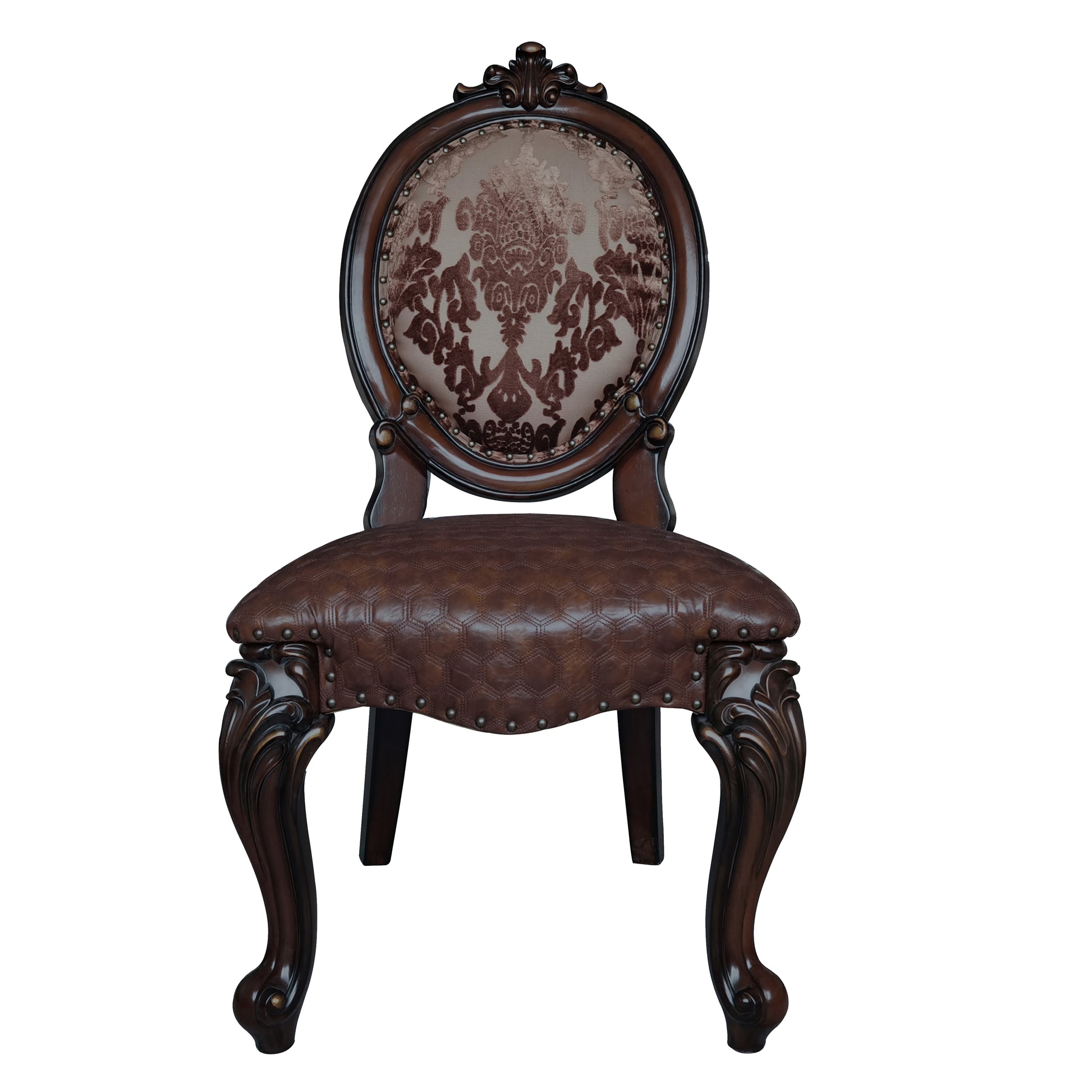 Cherry Wood Side Chairs Set of 2 Dining Room