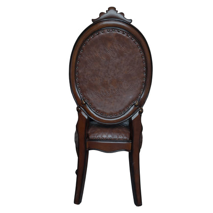 Cherry Wood Side Chairs Set of 2 Dining Room