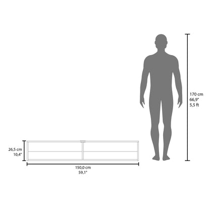 Wenge 60-69 Inch TV Stand Primary Living Space