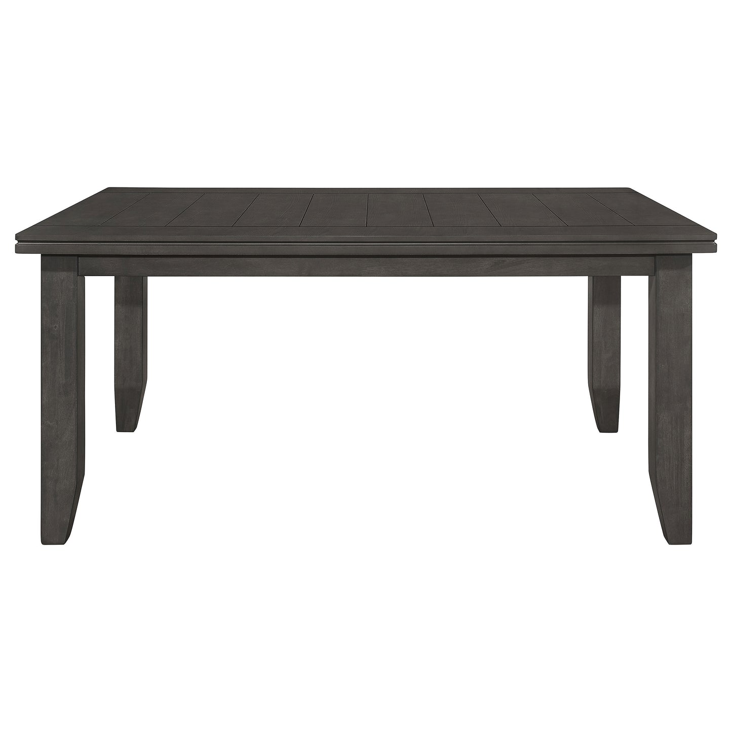 Dark Grey Rectangular Dining Table for Modern Dining Room
