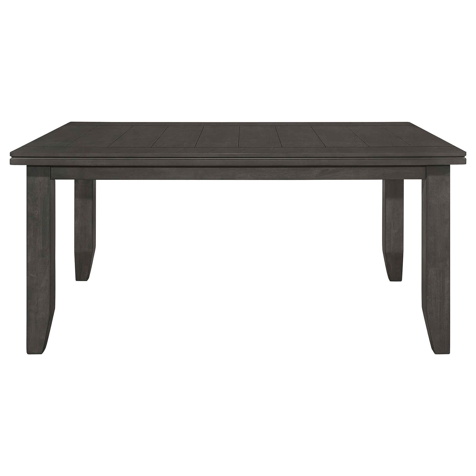 Dark Grey Rectangular Dining Table for Modern Dining Room