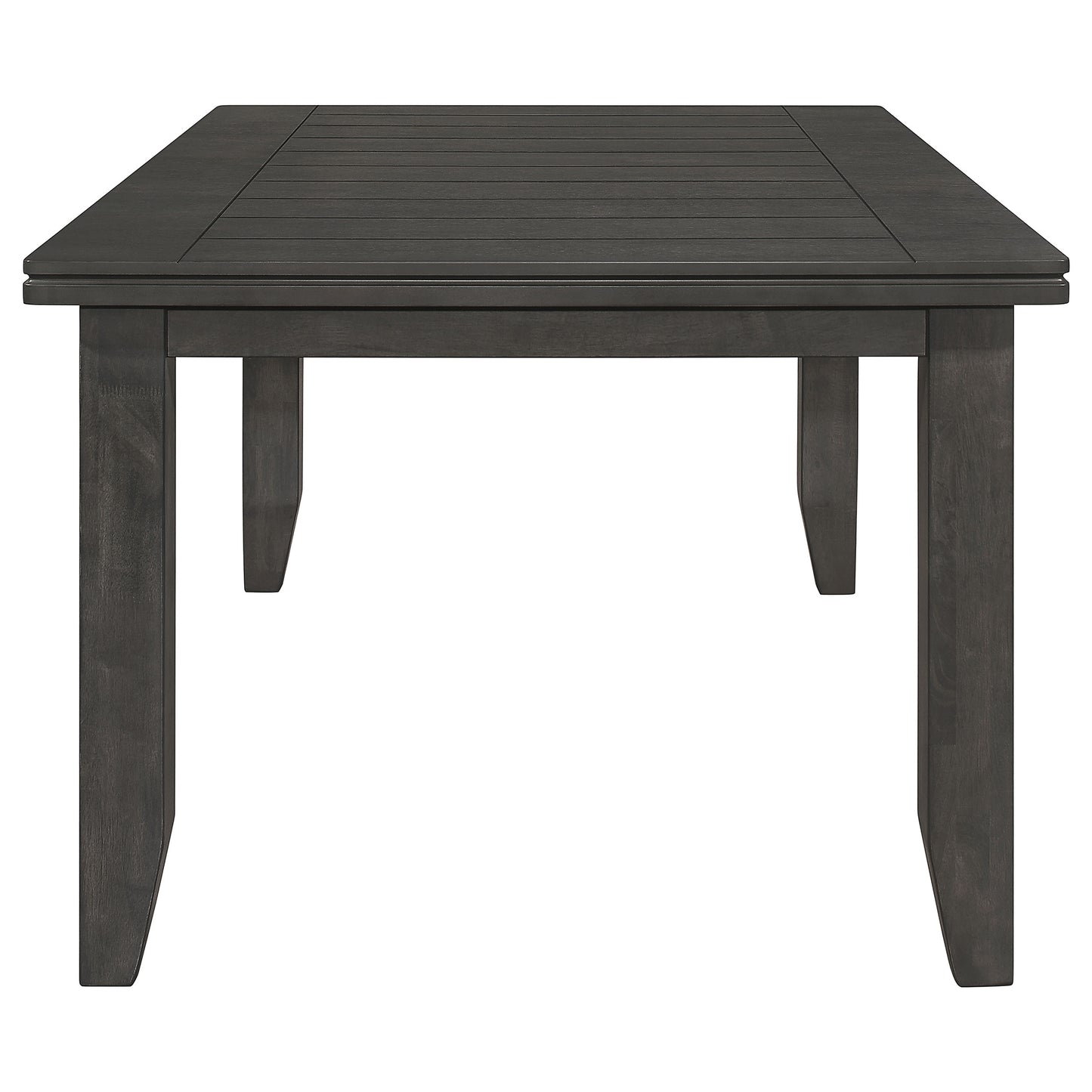 Dark Grey Rectangular Dining Table for Modern Dining Room