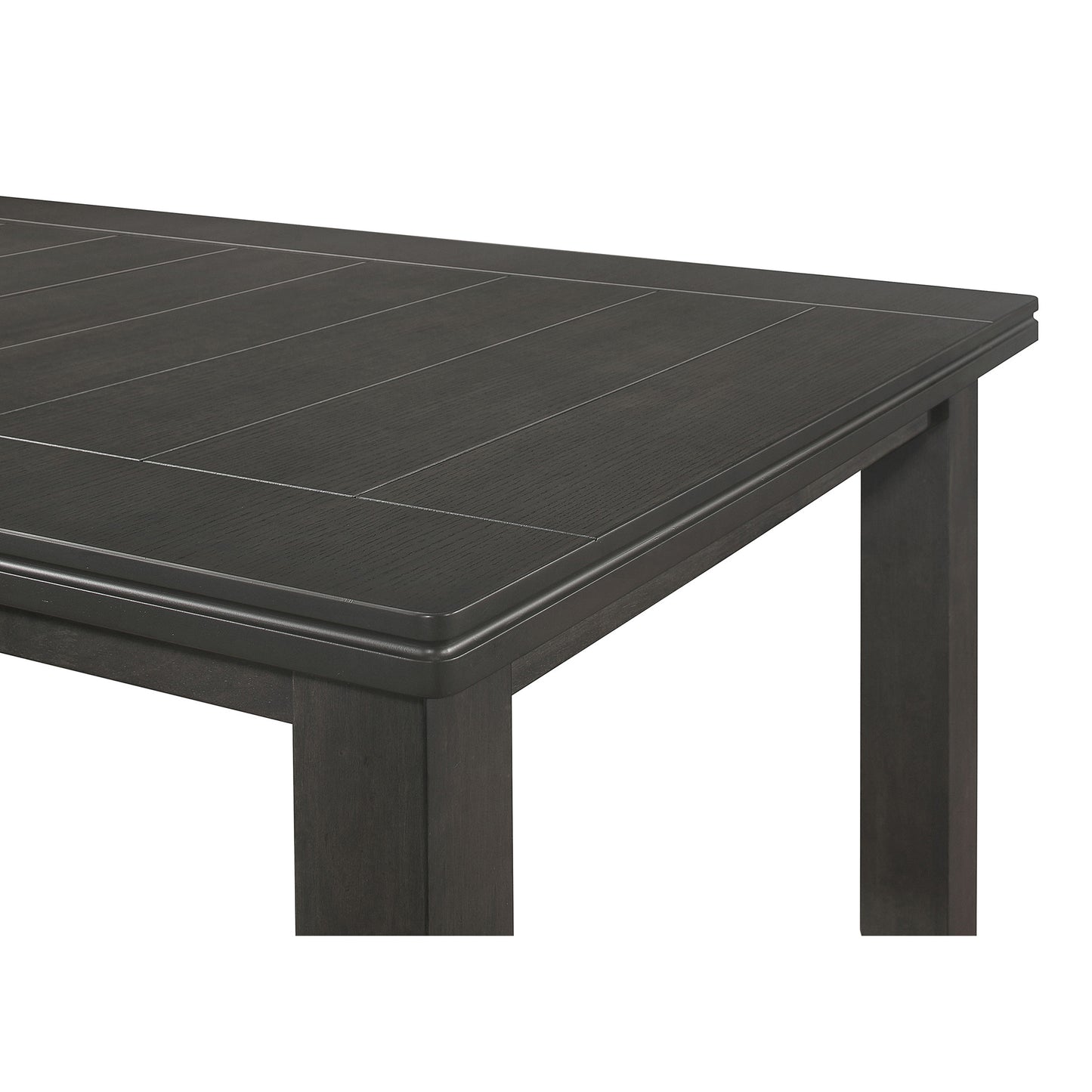 Dark Grey Rectangular Dining Table for Modern Dining Room