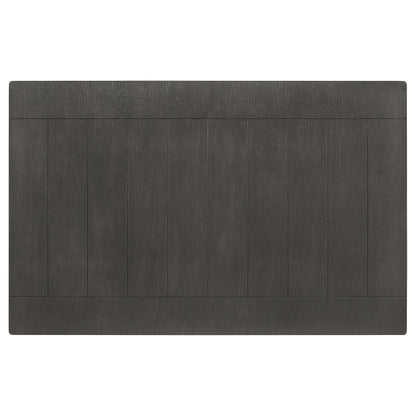 Dark Grey Rectangular Dining Table for Modern Dining Room