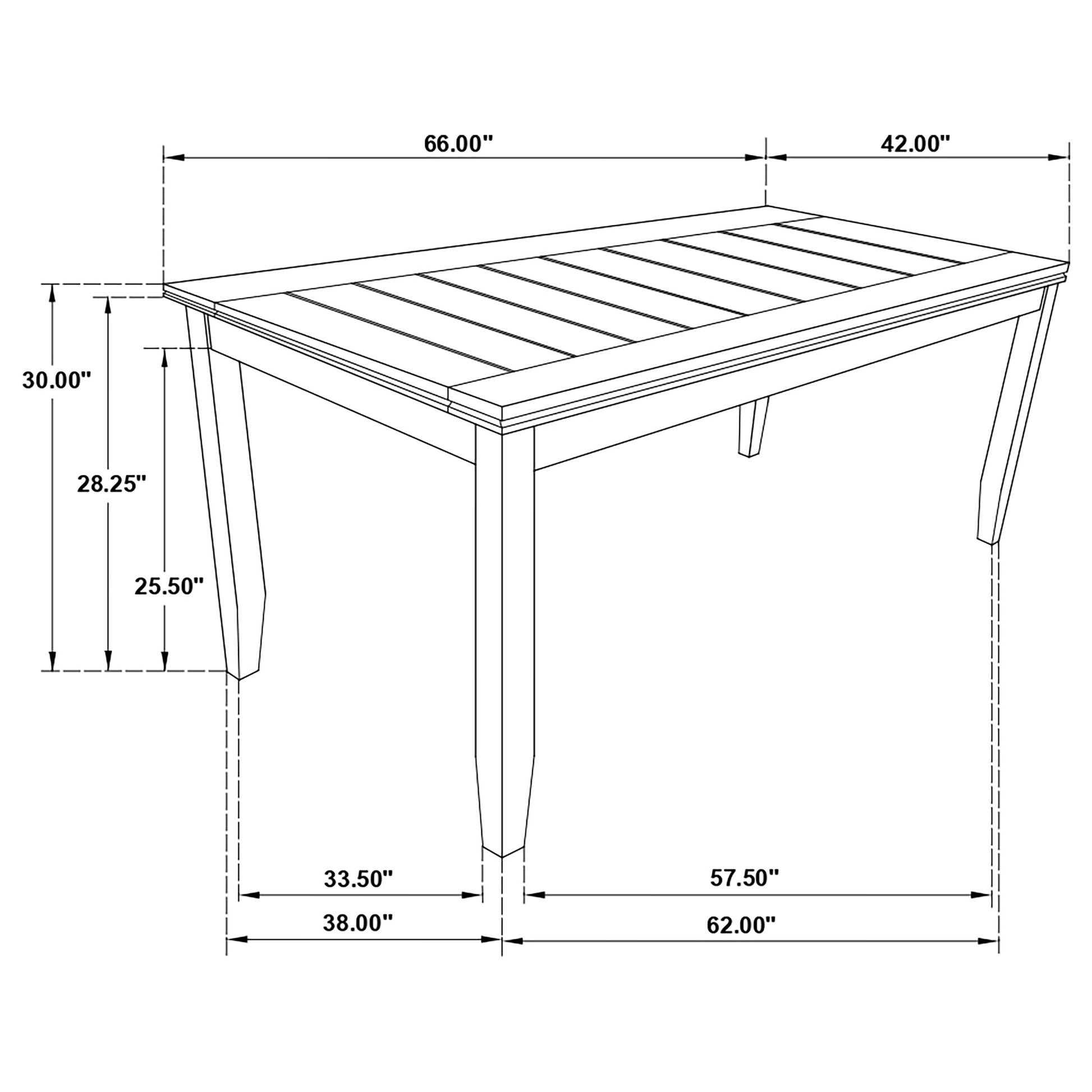 Dark Grey Rectangular Dining Table for Modern Dining Room