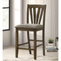Maxine Brown Upholstered Counter Height Dining Side Chair (Set of 2)