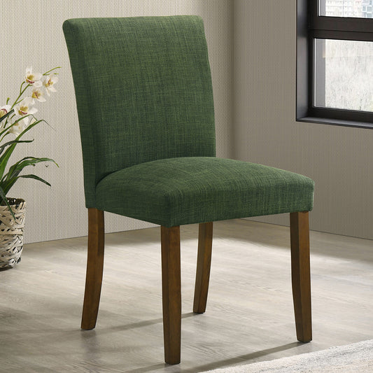 Conifer Green Upholstered Dining Side Chair (Set of 2)