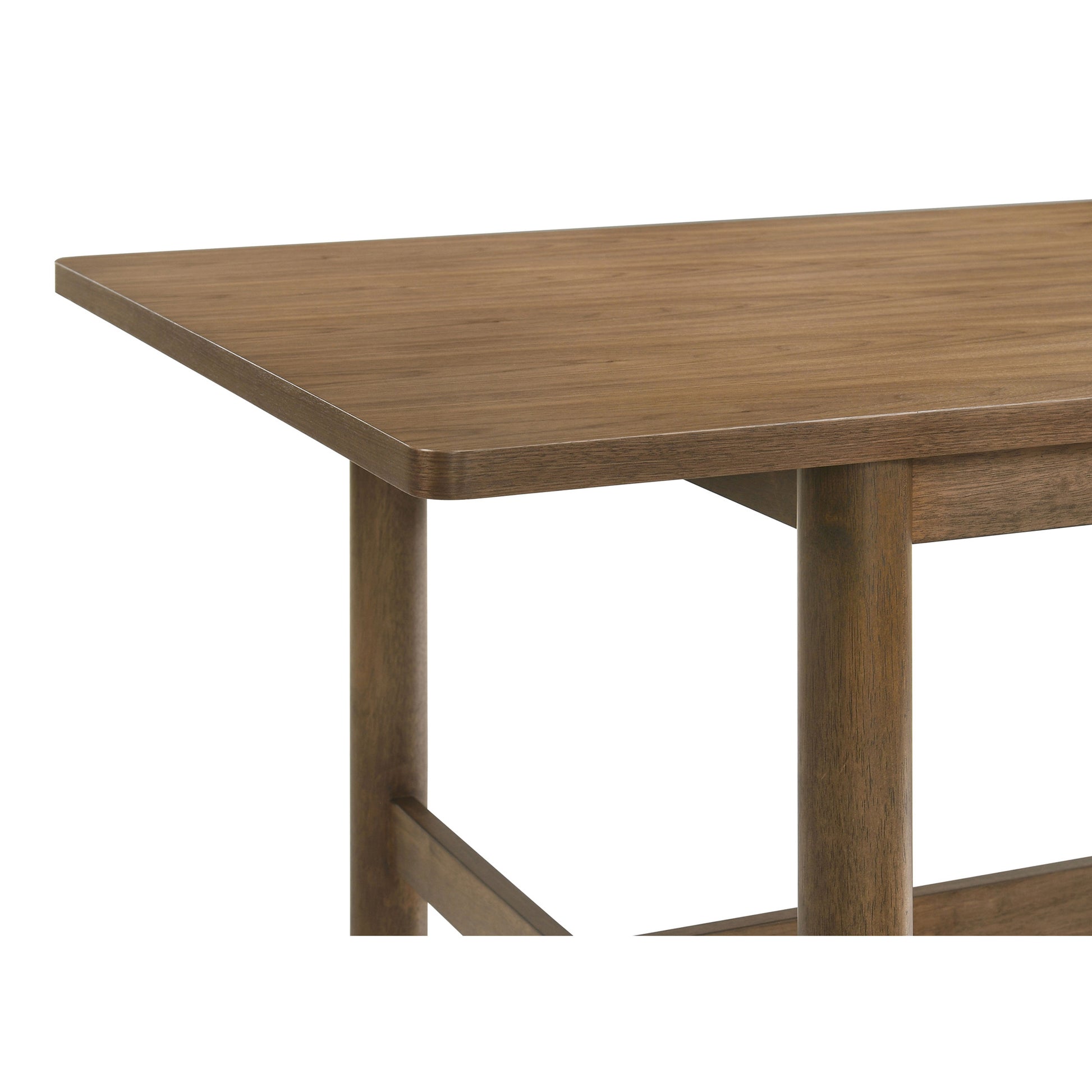Walnut Mid-Century Modern Rectangular Dining Table for Kitchen