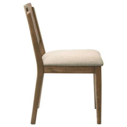 Walnut Mid-Century Dining Chairs Set of 2