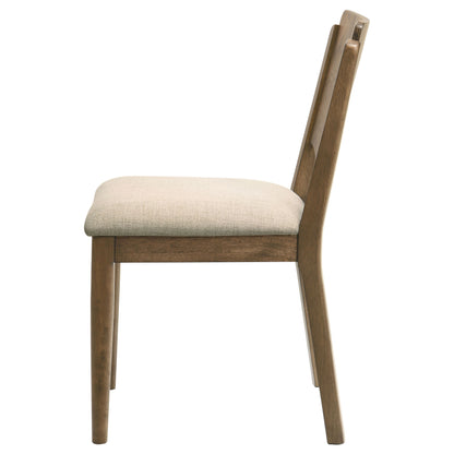 Walnut Mid-Century Dining Chairs Set of 2
