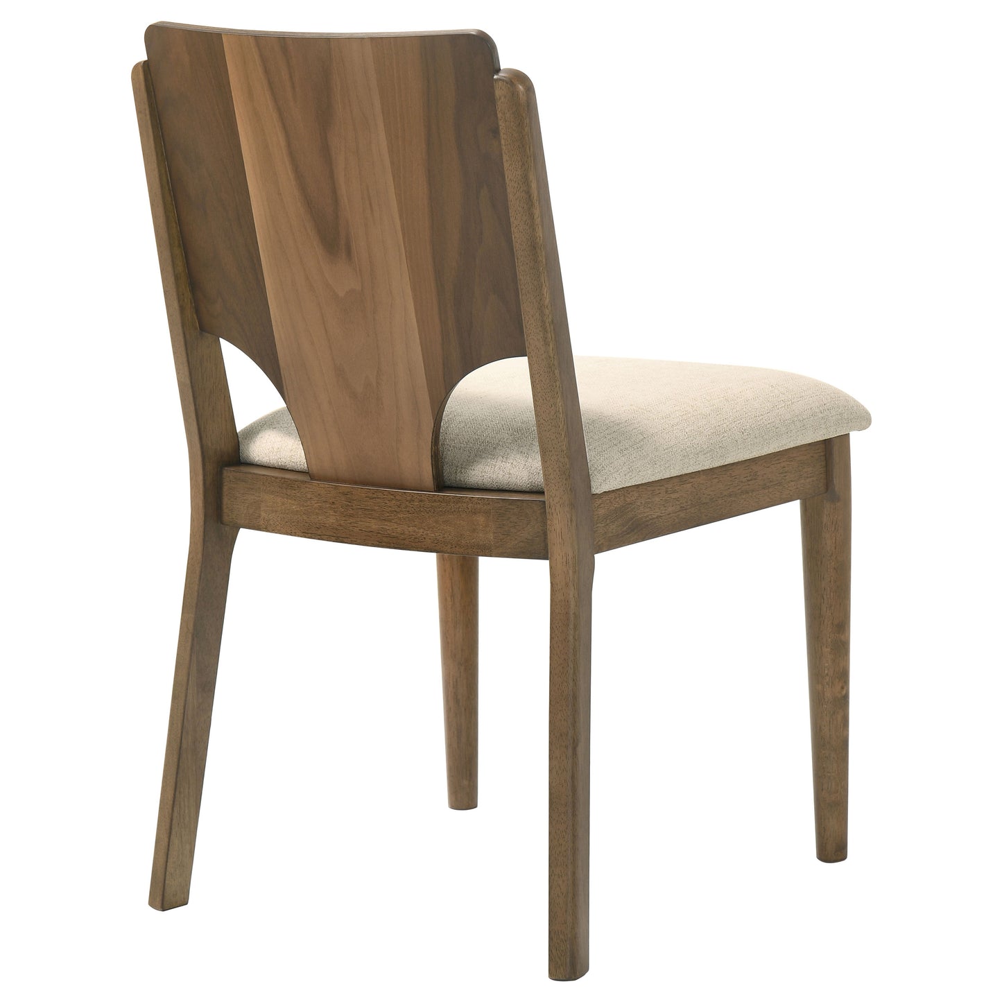 Walnut Mid-Century Dining Chairs Set of 2