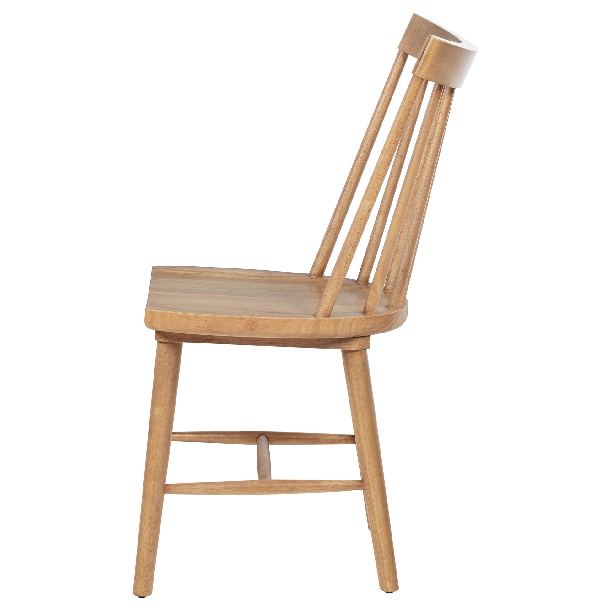 Farmhouse Solid Wood Side Chair Natural