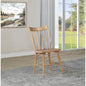 Carlos Brown Solid Wood Dining Side Chair (Set of 2)