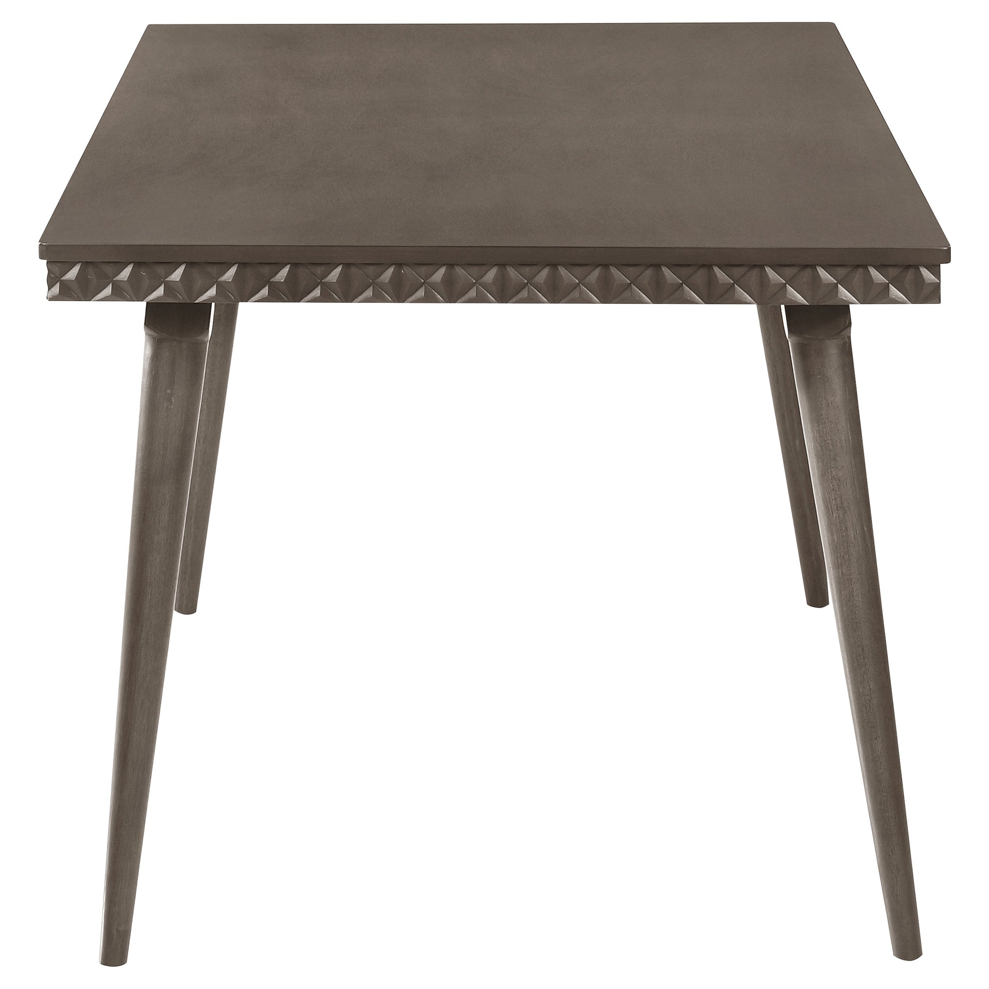 Dark Brown Rectangular Dining Table - Seats 4 for Dining Room