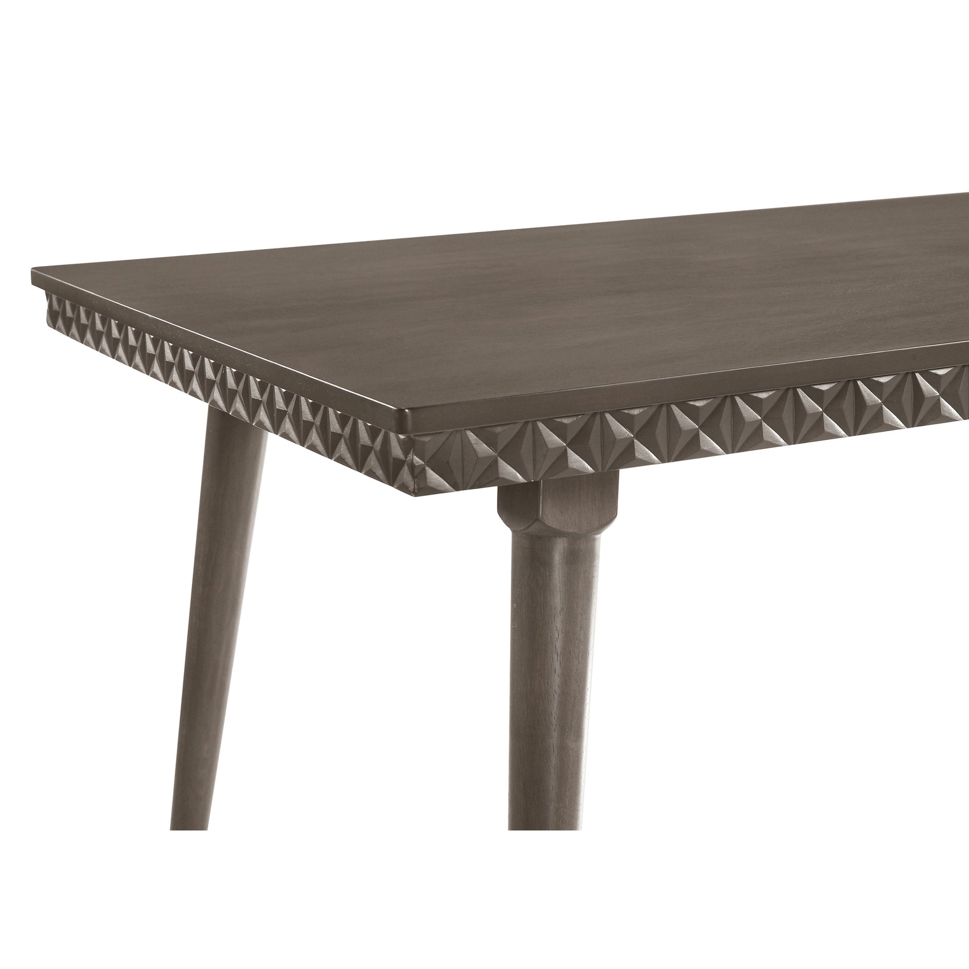 Dark Brown Rectangular Dining Table - Seats 4 for Dining Room