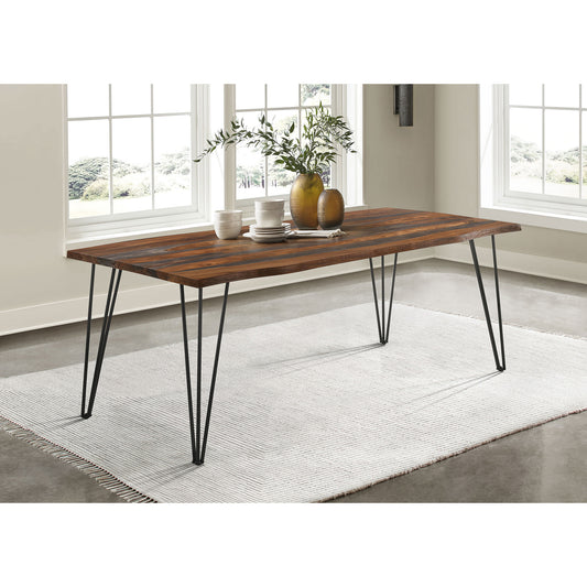 Neve Grey Sheesham Live Edge Dining Table