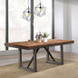 Rivera Natural Walnut Extension Dining Table