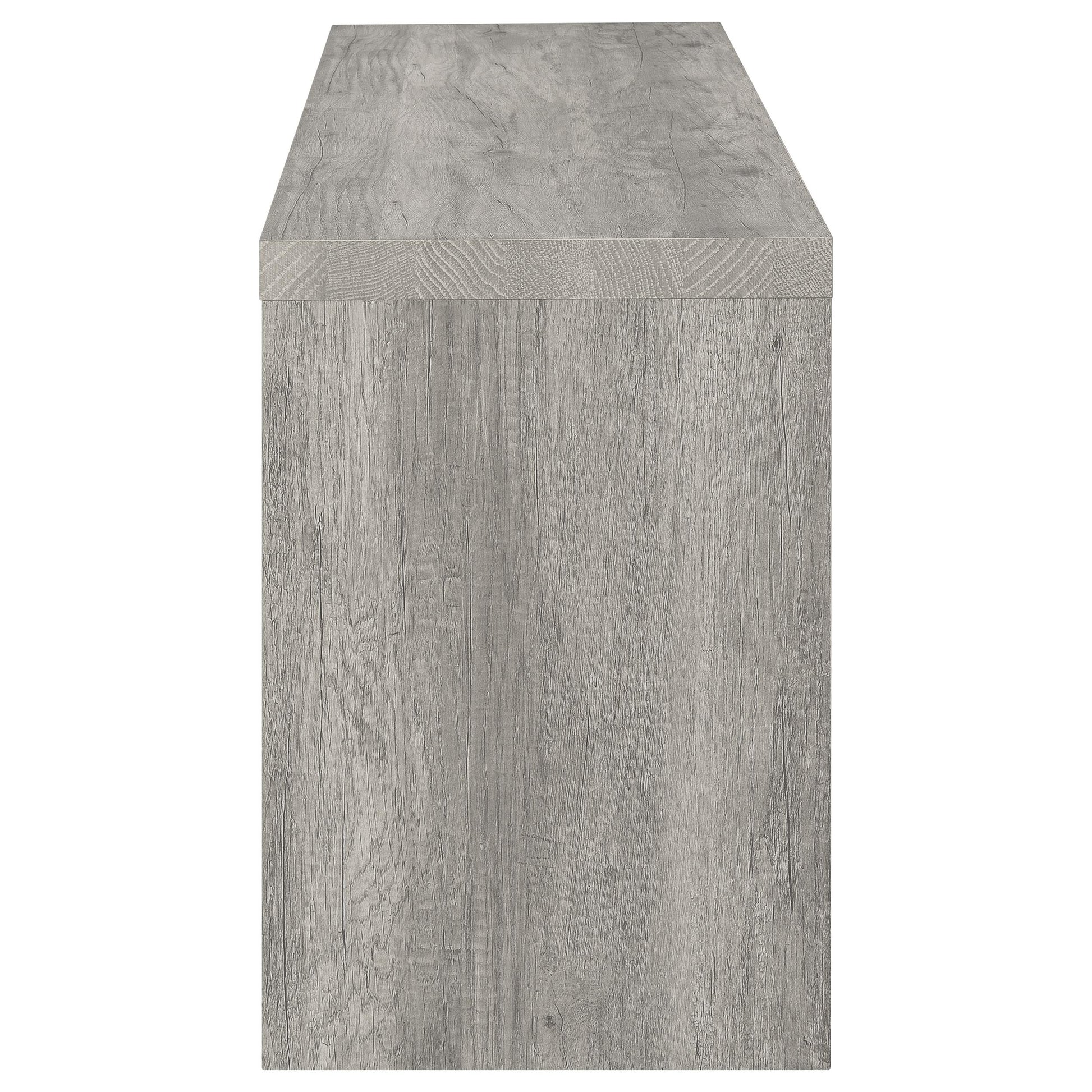 Grey Engineered Wood TV Stand 50-59 Inch Media Center