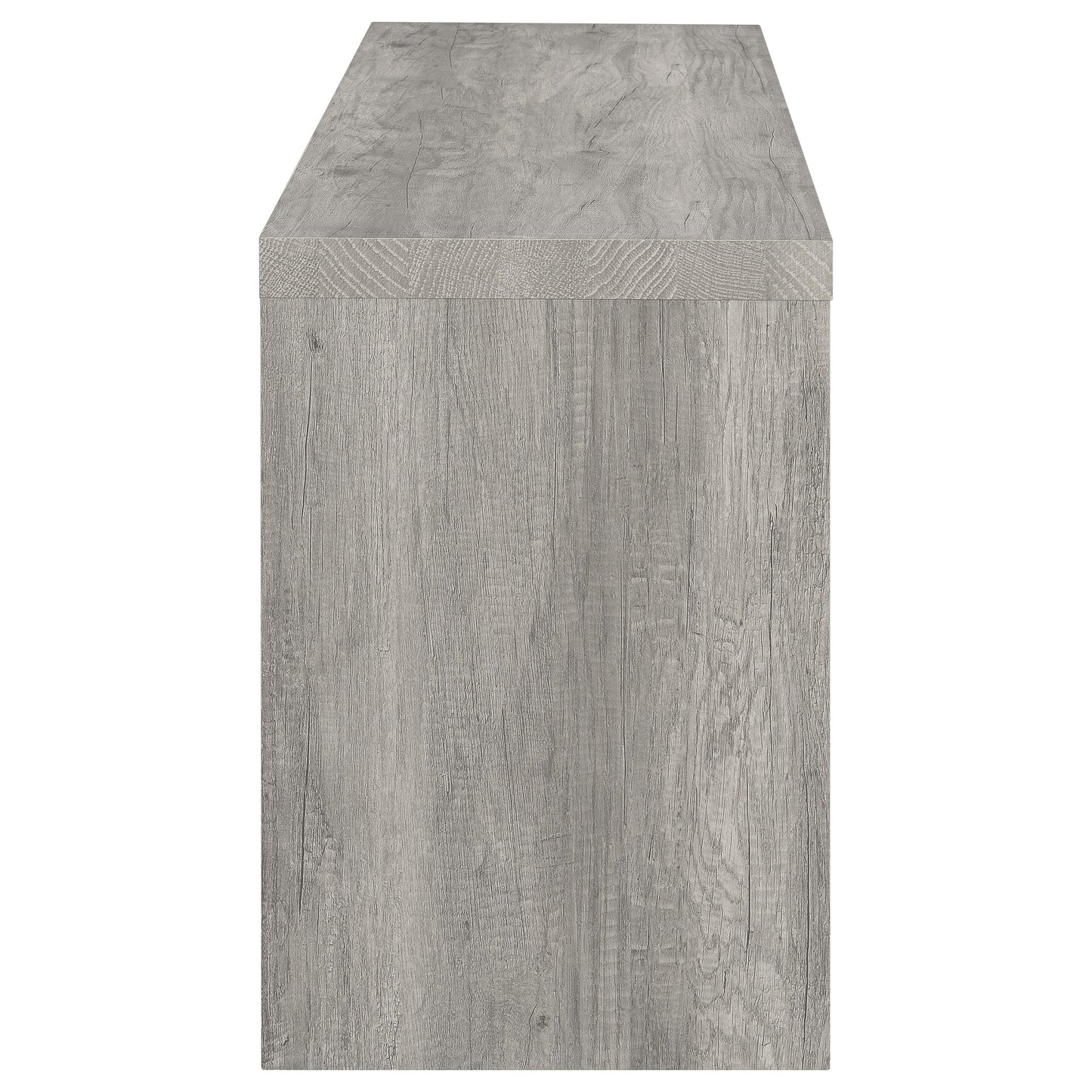 Grey Engineered Wood TV Stand 50-59 Inch Media Center